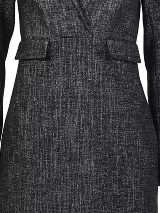 Mini Damenkleid für Hochzeit - Taufe Schwarz