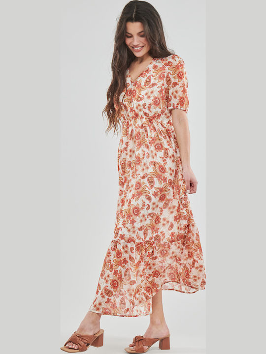 Zaltana Ro W Rochie De Vară Maxi Portocalie
