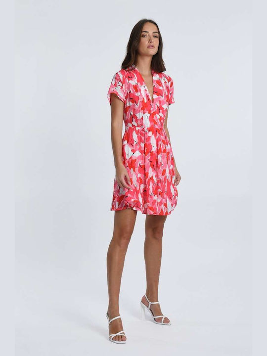 Molly Bracken Summer Mini Dress Fuchsia