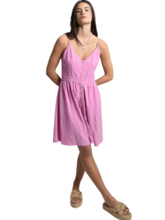 Molly Bracken Summer Mini Dress Pink