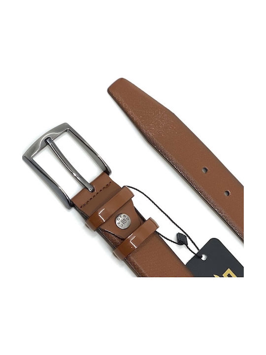 Legend Accessories Men's Artificial Leather Belt Tabac Brown