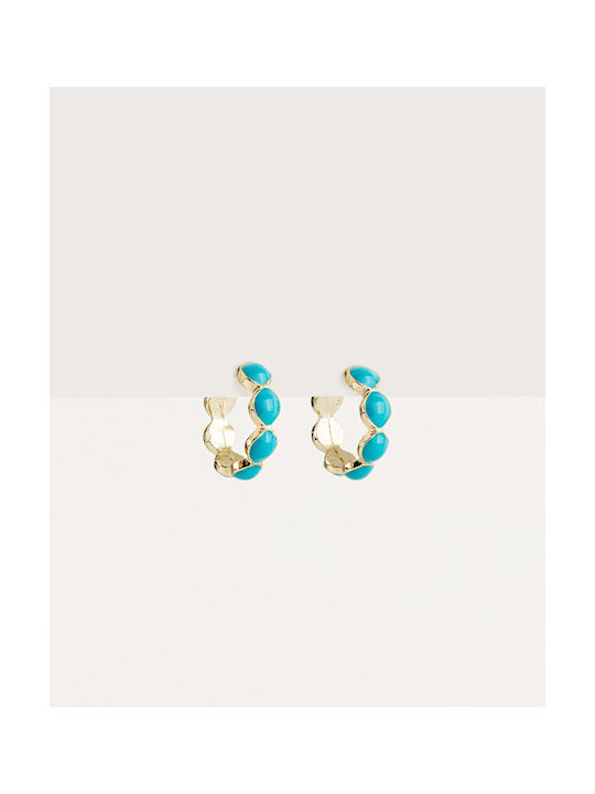 Earrings Ear Cuff made of Steel Gold Plated