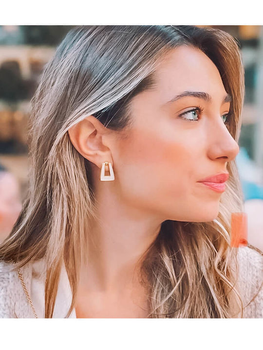 Angelo Barreta Earrings Gold Plated
