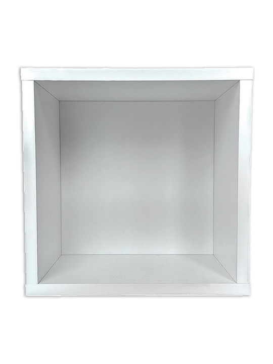 Shelf Wall White 27x16x27cm