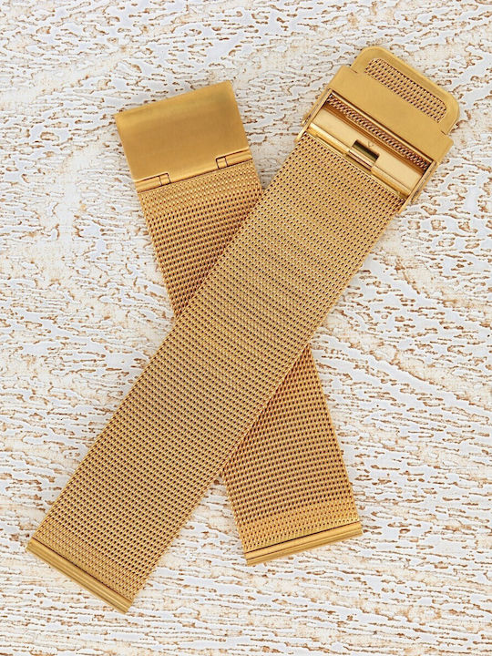 Vitopoulos Metallic-Armband Gold 20mm