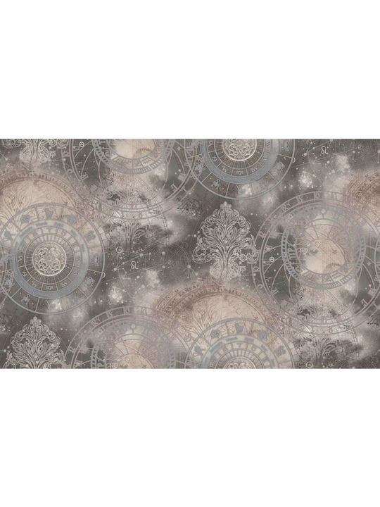 Wall Mural Zodiac Silver Washable