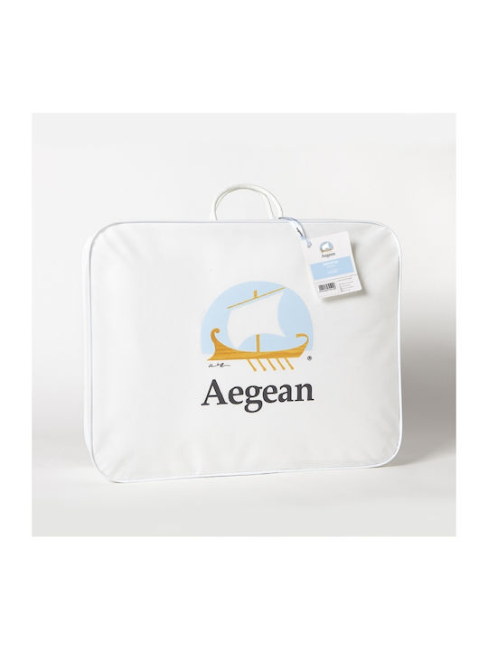 Aigaion Пухено Куинсайз с Пълнеж Microfiber 240x260бр Бял 200 г/м²Gsm