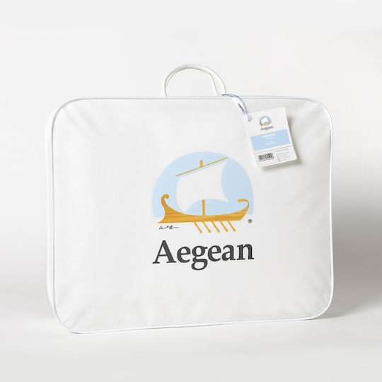 Aigaion Пухено Куинсайз с Пълнеж Microfiber 240x260бр Бял 200 г/м²Gsm