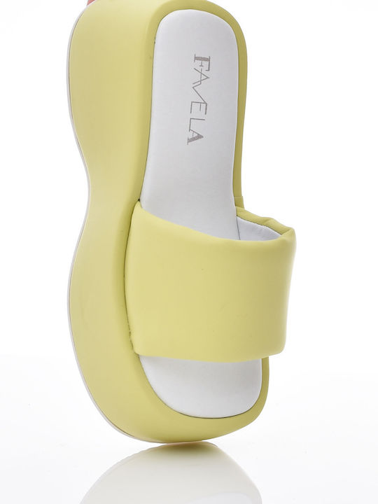 Dasia Women's Flat Sandals in Yellow Color