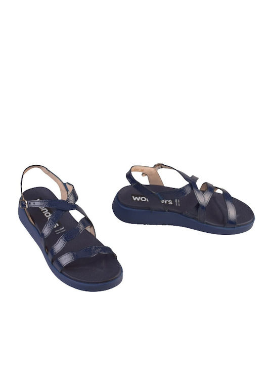 Damenplattformen Blau