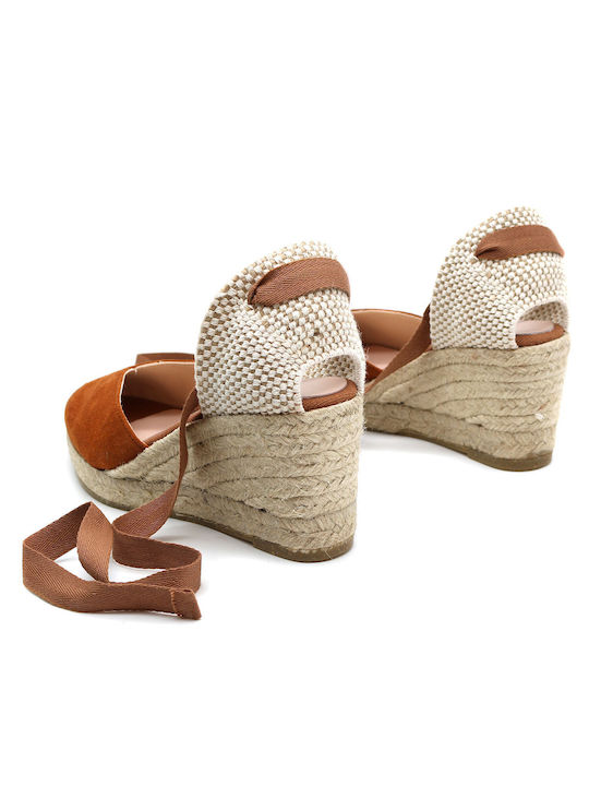 Kanna Women's Platform Espadrilles Brown