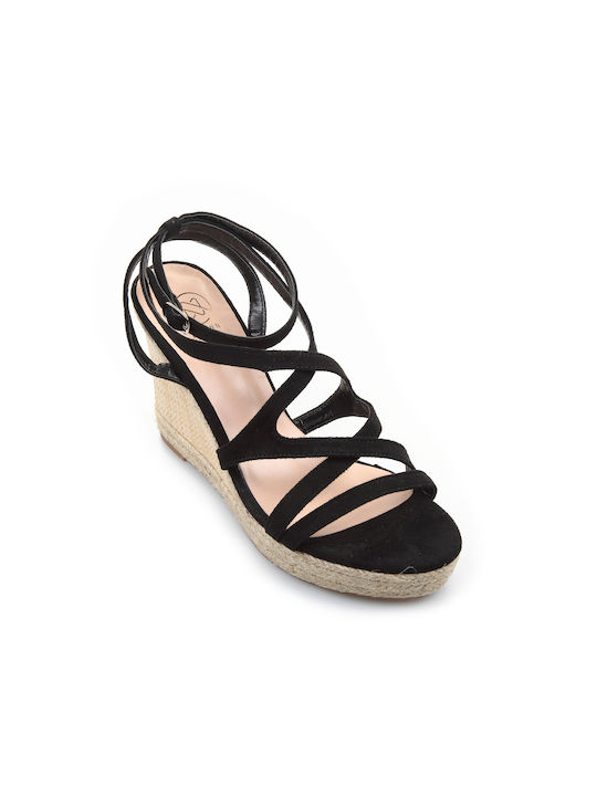 Fshoes Platforme dama Negre