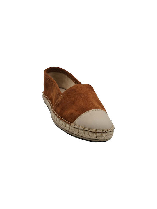 Bella Damen Espadrilles in Tabac Braun Farbe