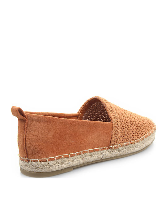 Women's Suede Espadrilles Tabac Brown