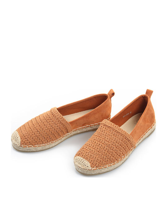Women's Suede Espadrilles Tabac Brown