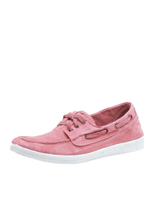 Men's Synthetic Leather Moccasins Pink