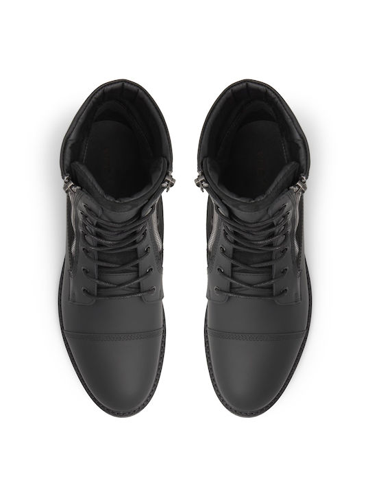 Leather Black Men's Boots