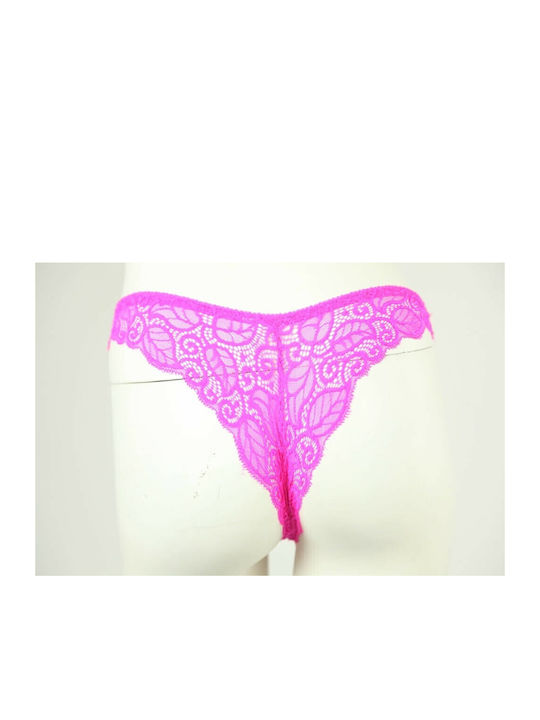 Kalliope Women's Brazil with Lace Fuchsia