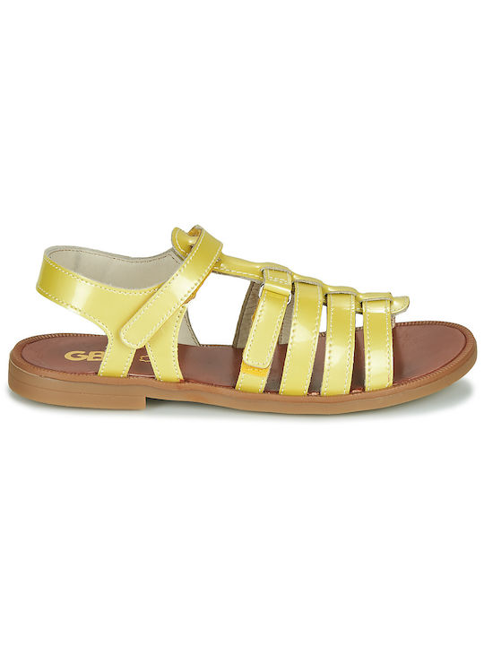 Kinder Sandalen Gelb