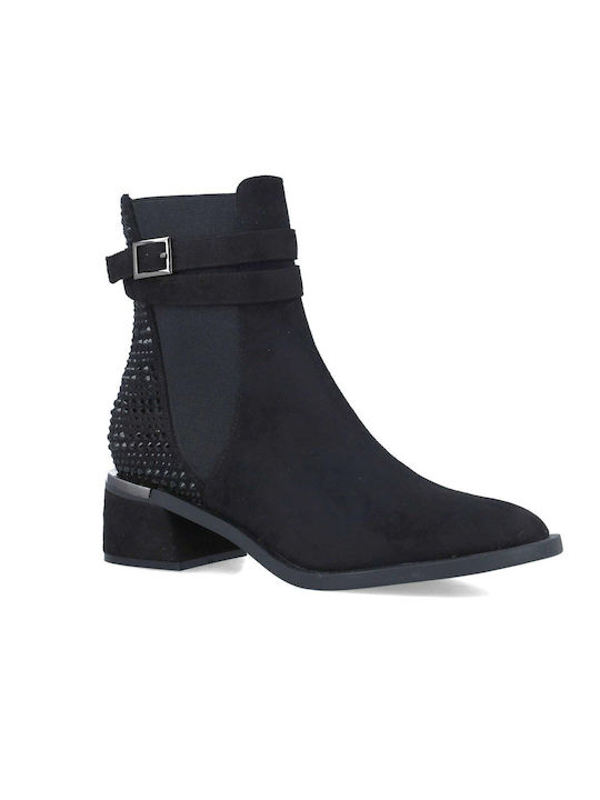 Menbur Damen Chelsea Stiefeletten Schwarz