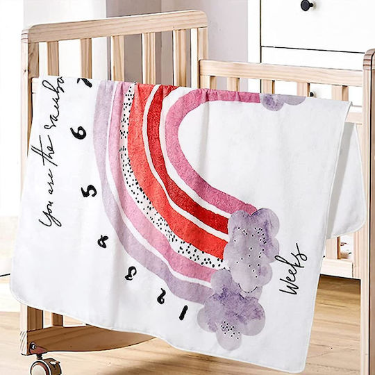 Queen Mother Baby Photography Sheet Rainbow