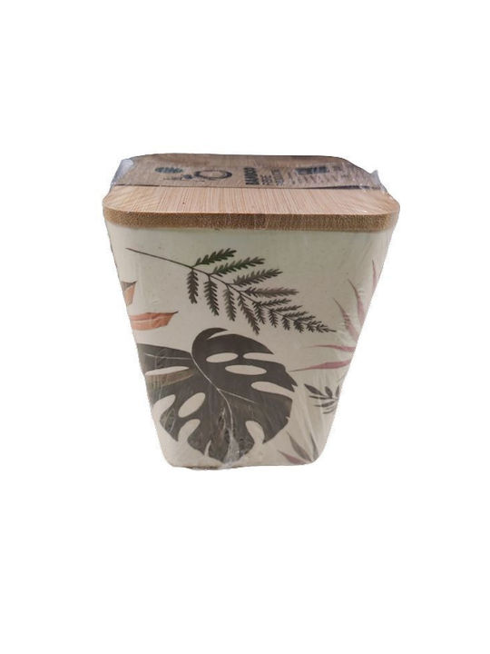 Lalos Wooden General Use Vase with Lid Green 11x11x14.5см 1бр