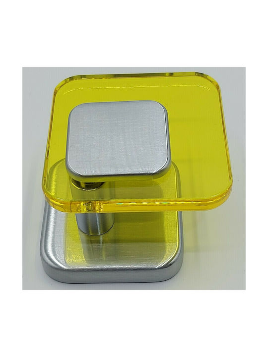 Obispa Wandhalterung Metall Gelbe 6x3.9x6cm