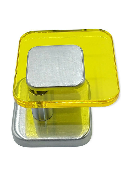 Obispa Wandhalterung Metall Gelbe 6x3.9x6cm