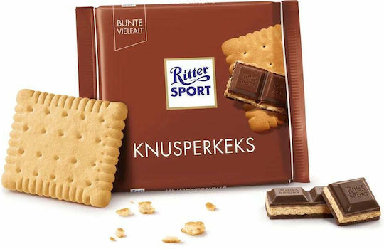 Ritter Sport Chocolate Milk with Butter Biscuit 100gr