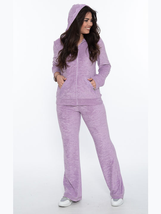 Korinas Fashion Set Women's Sweatpants Purple