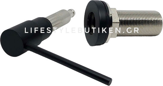 Naron Încorporat Dispenser Bucătărie Metalic Negru 500ml Naron Încorporat Dispenser Bucătărie Metalic Negru 500ml