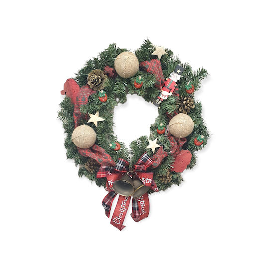 Christmas Decorative Wreath Battery Powered 40cm