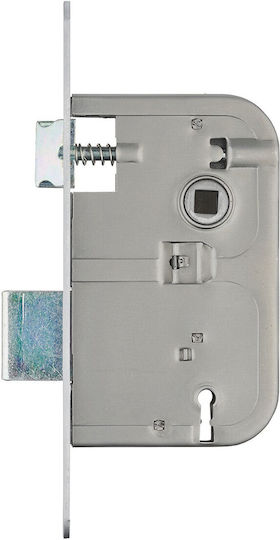 Thirard Recessed Lock Mesoportas with Center 50mm Silver Right