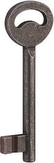 Thirard Eingelassene Schloss Mesoportas mit Zentrum 50mm Bronze Rechts