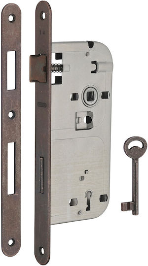 Thirard Recessed Lock Mesoportas with Center 50mm Bronze Right