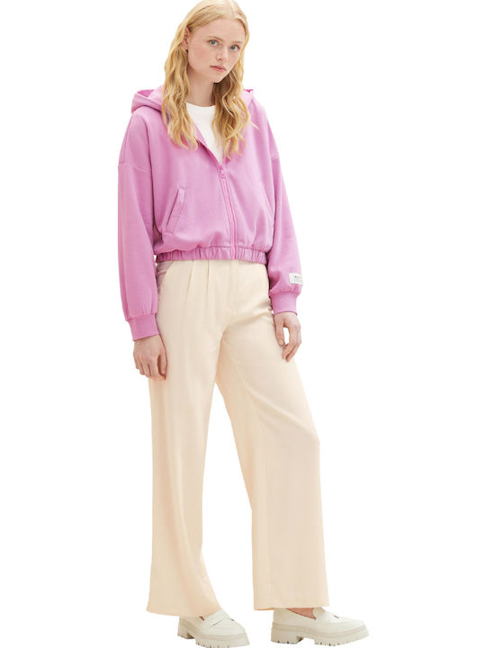 Women's Sweatshirt Jacket Pink
