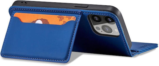 Magnet Card Book Σιλικόνης / Δερμάτινο Μπλε (Galaxy S23)