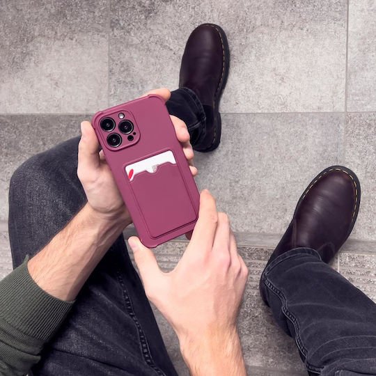 Card Портмоне Силикон Тъмносин (Redmi Note 10 / 10s / Poco M5s)