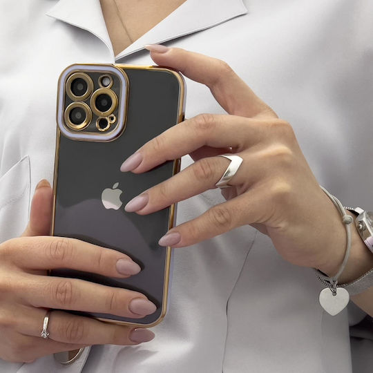 Cover Umschlag Rückseite Metallisch Gold (Redmi Note 11 Pro)