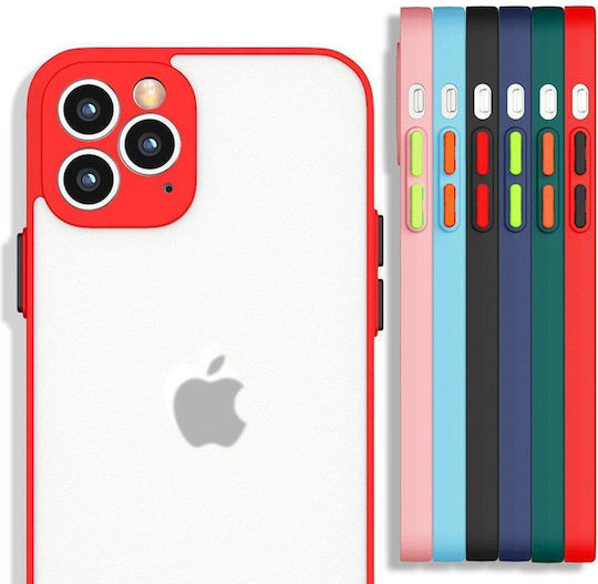 Milky Back Cover Silicon Roșu (Xiaomi Redmi Note 10, Xiaomi Redmi Note 10s)