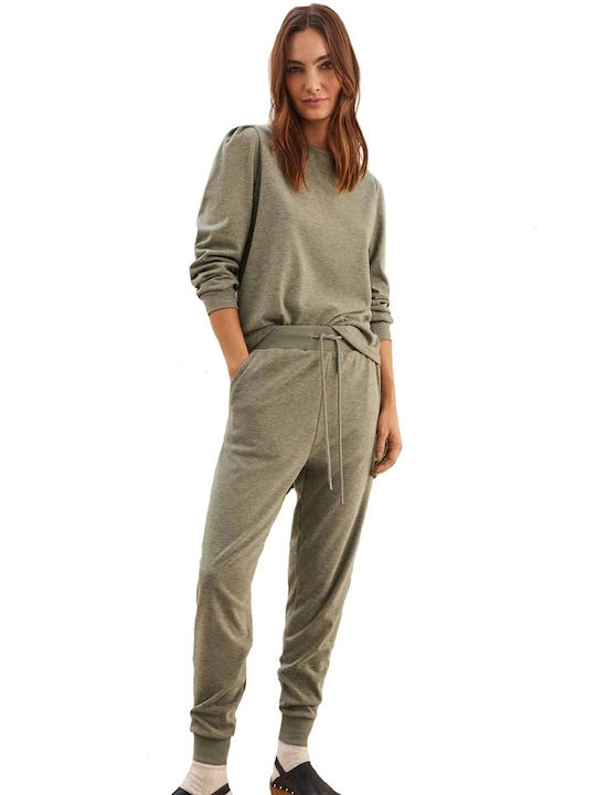 Ysabel Mora Winter Damen Pyjama-Hose Khaki