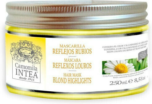 Intea Camomile Hair Mask Blond Highlights για Διατήρηση Χρώματος με Χαμομήλι 250ml