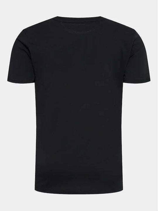 La Martina Men's Short Sleeve T-shirt Black