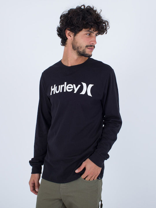 Hurley Everyday O Bluza Bărbătească cu Mânecă Lungă Neagră