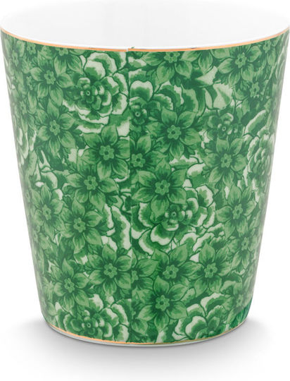 PiP Studio Royal Flower Green Mug from Porcelain Green 230ml