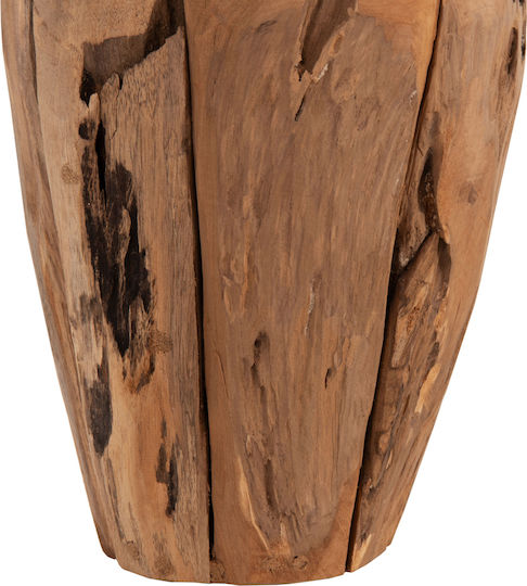 HomeMarkt Vază Decorativă Lemn Galben 15x7x30cm 1buc