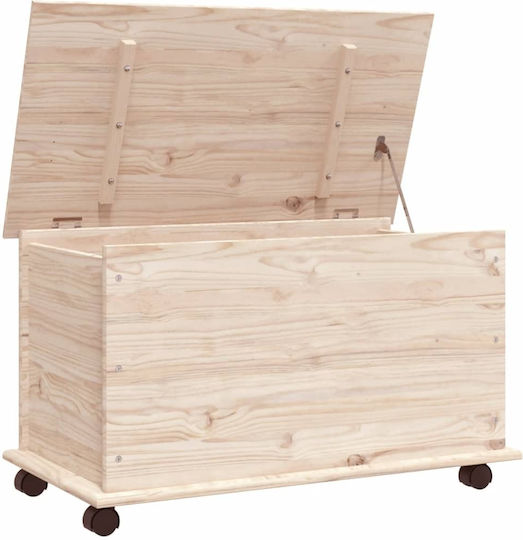 vidaXL Wooden Decorative Trunk 73x39.5x44cm