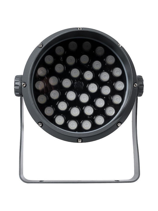 GloboStar Flooddimo Lampă De Podea Pentru Exterior LED Mașină De Spălat Pe Perete 54W RGBW IP67 Gri
