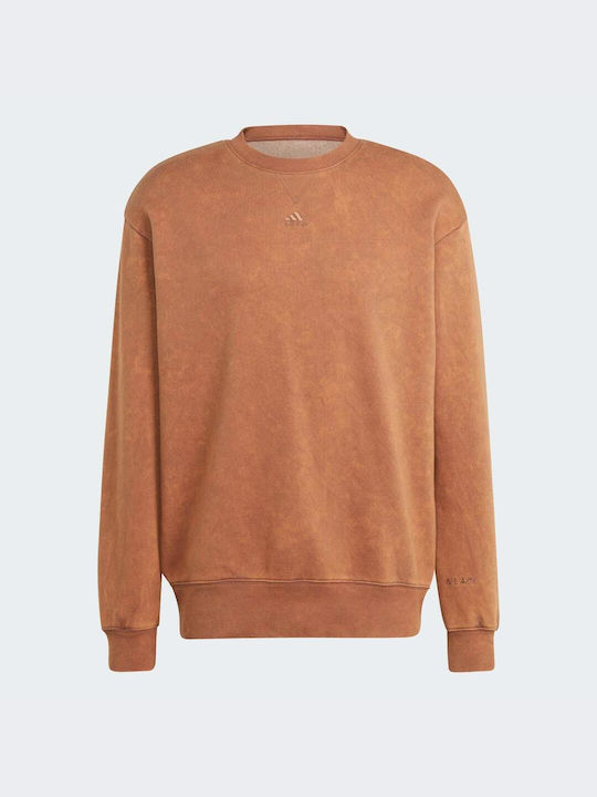 Adidas All Men's Long Sleeve Blouse Brown