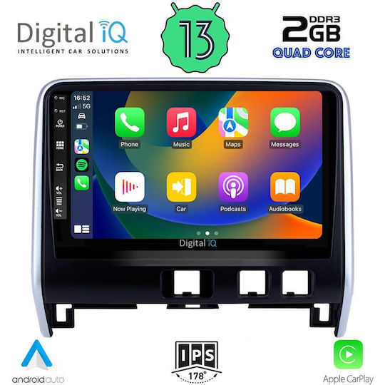 Digital IQ Sistem Audio Auto Pentru Nissan Serena 2016 (Bluetooth/USB/Wi-Fi/GPS/Apple CarPlay/Android Auto) Cu Ecran Tactil 10"